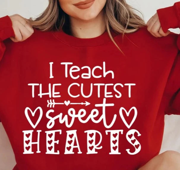 I Teach The Cutest Sweethearts screenprint