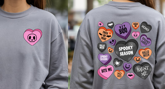 Halloween Conversation Hearts