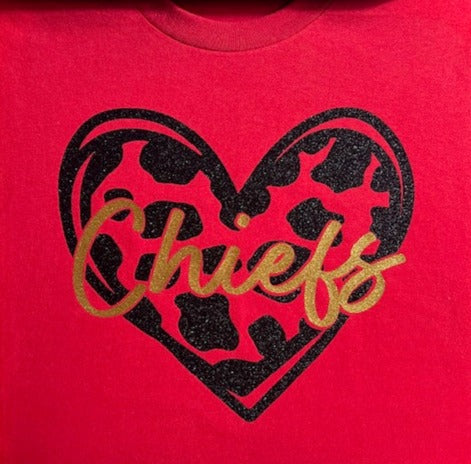 Cow Print KC Chiefs T-Shirt