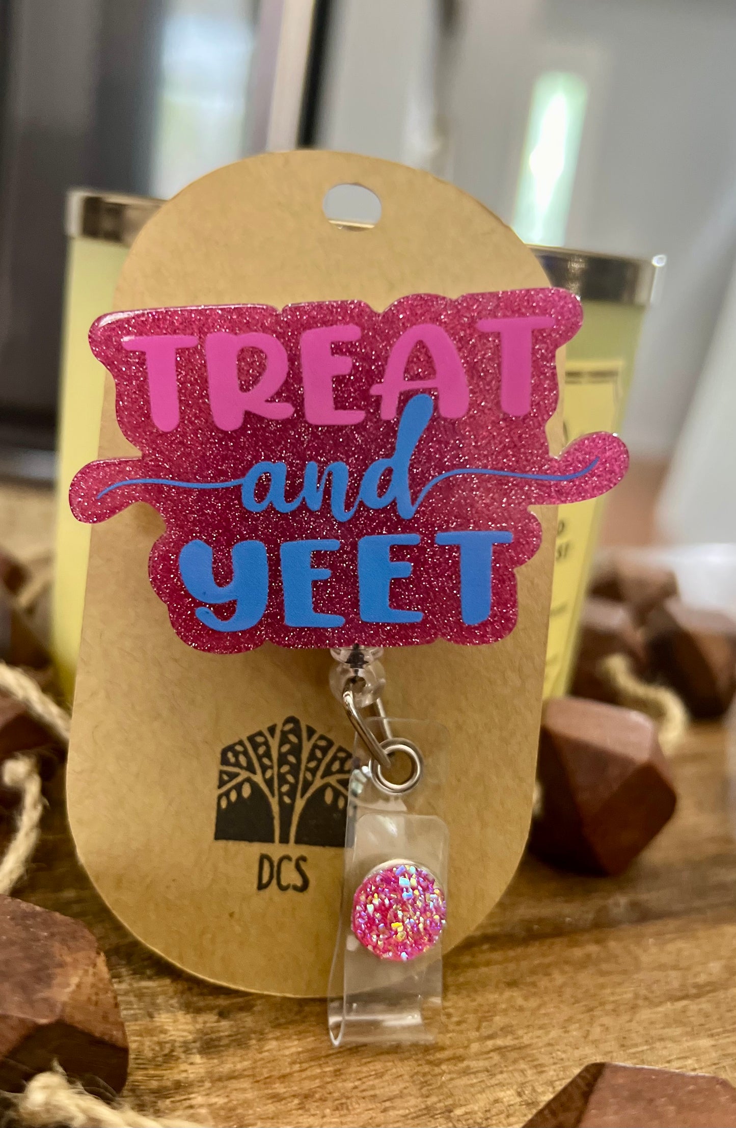 Treat and Yeet - Retractable Badge Clip