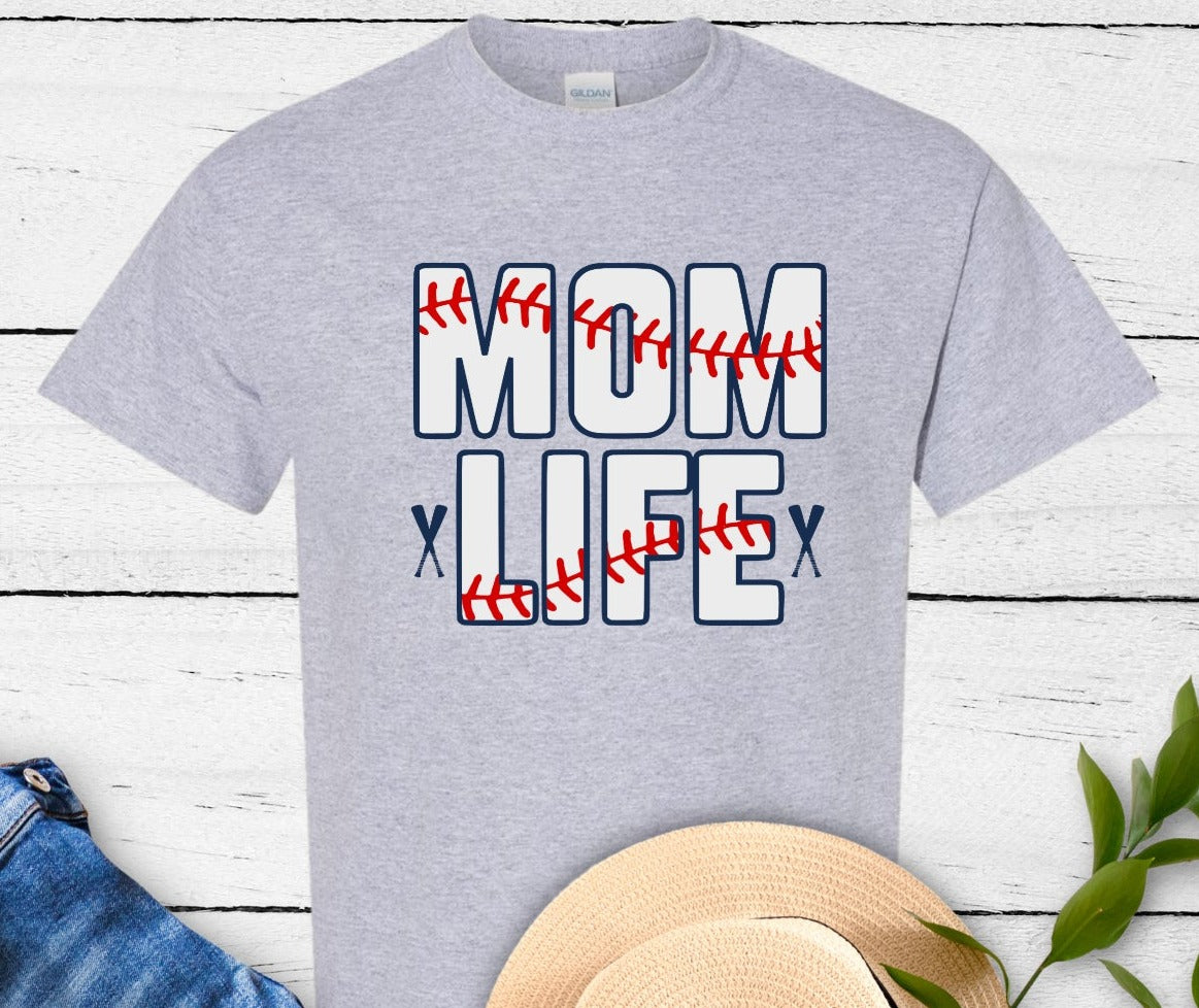 Baseball Mom Life T-shirt