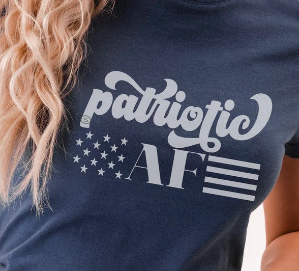 Patriotic AF screenprint