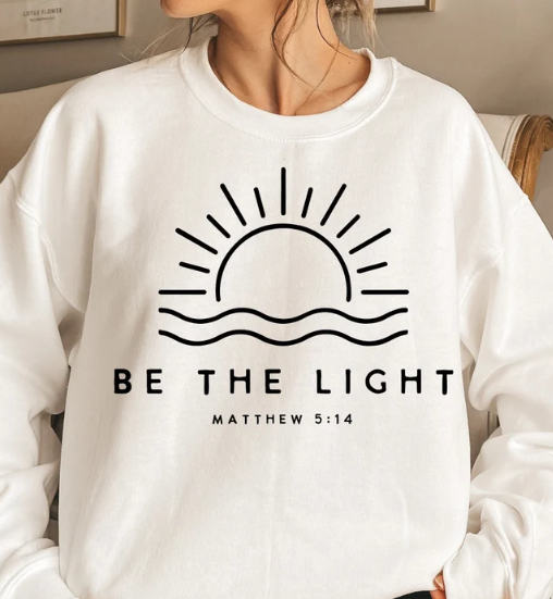 Be The Light Matthew 5:14 screenprint