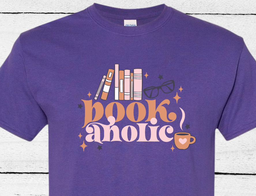 Bookaholic DTF Transfer