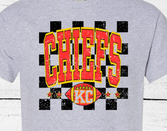 Checkered Chiefs distressed