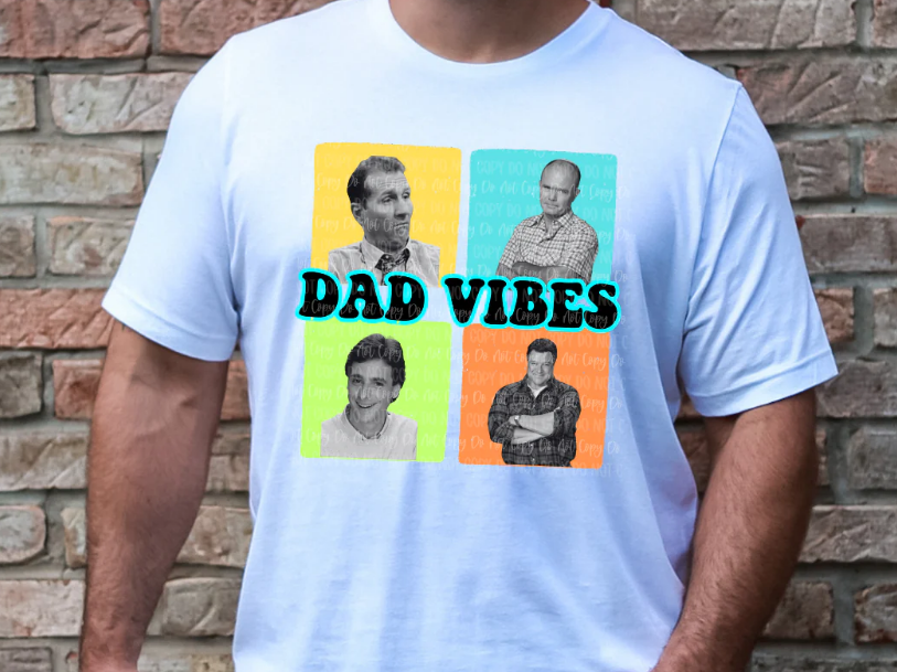 Dad Vibes DTF transfer