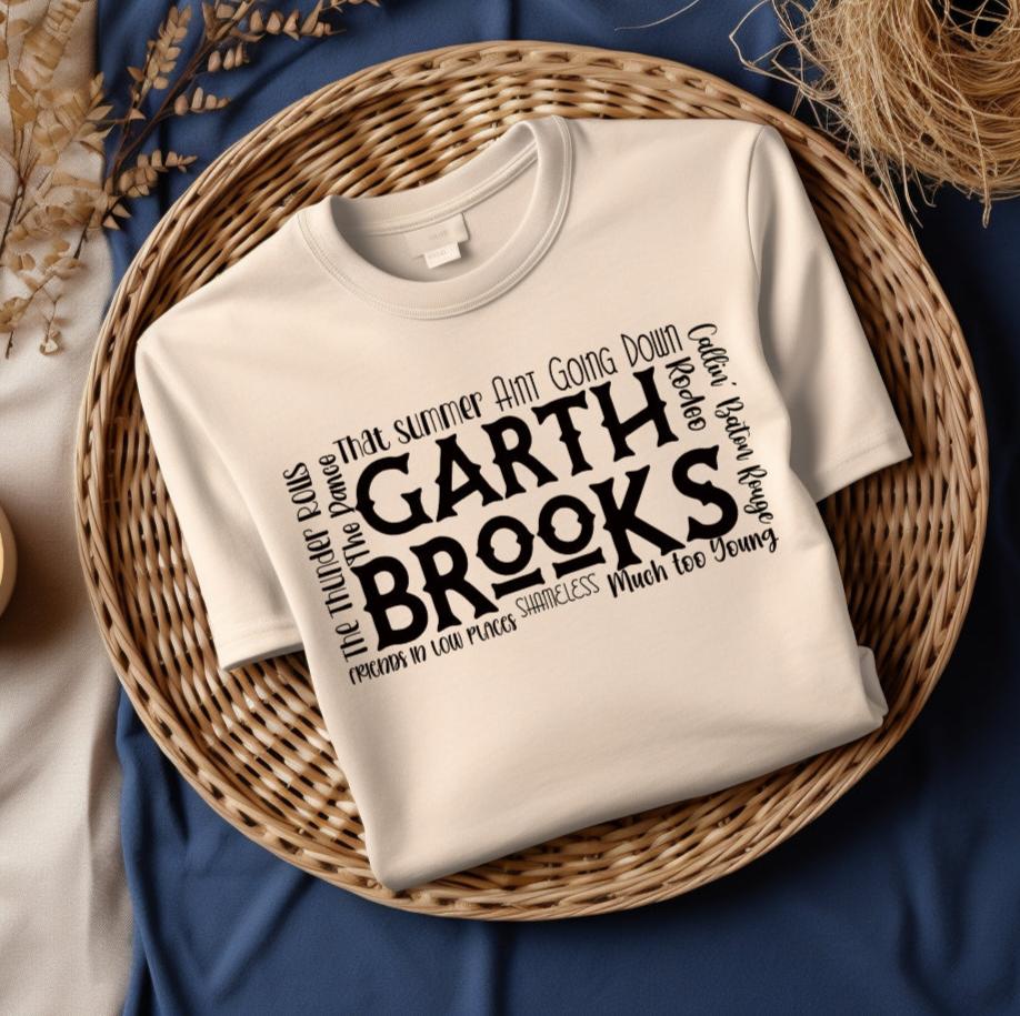 Garth Song Titles T-shirt