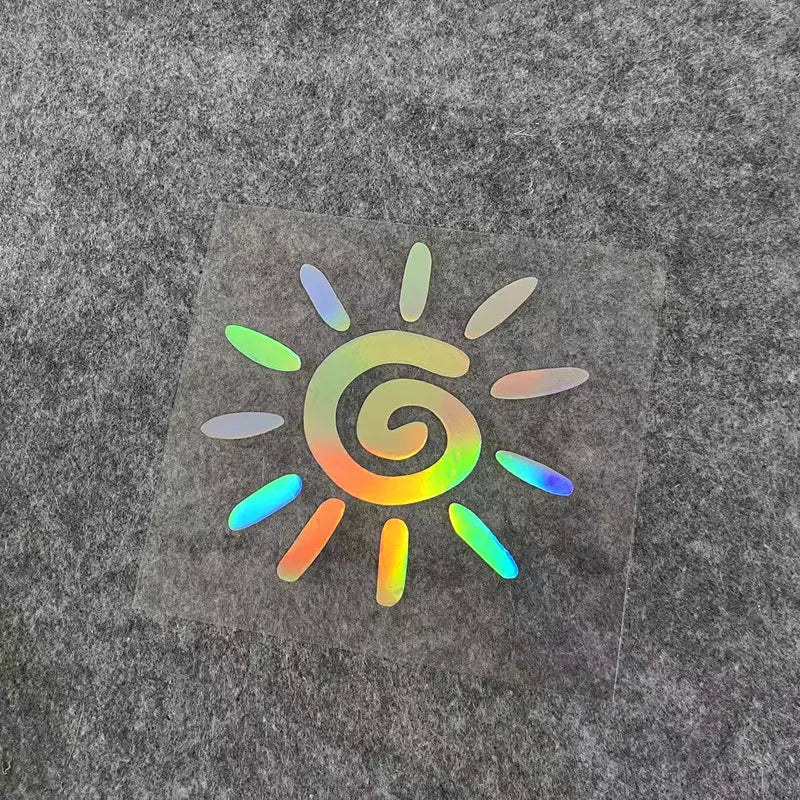 Holographic Sun Car Decal