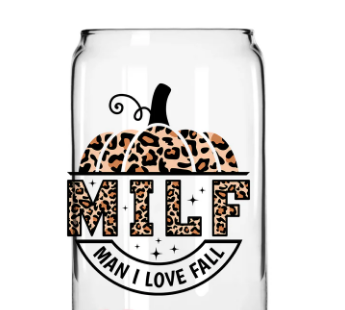 MILF - Man I Love Fall -UV/DTF Decal
