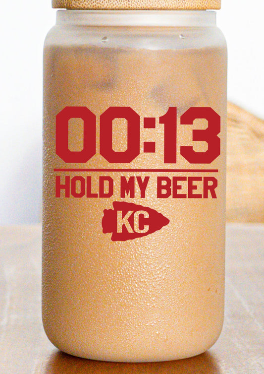 00:13 Hold My Beer KC  -  UV DTF Decal