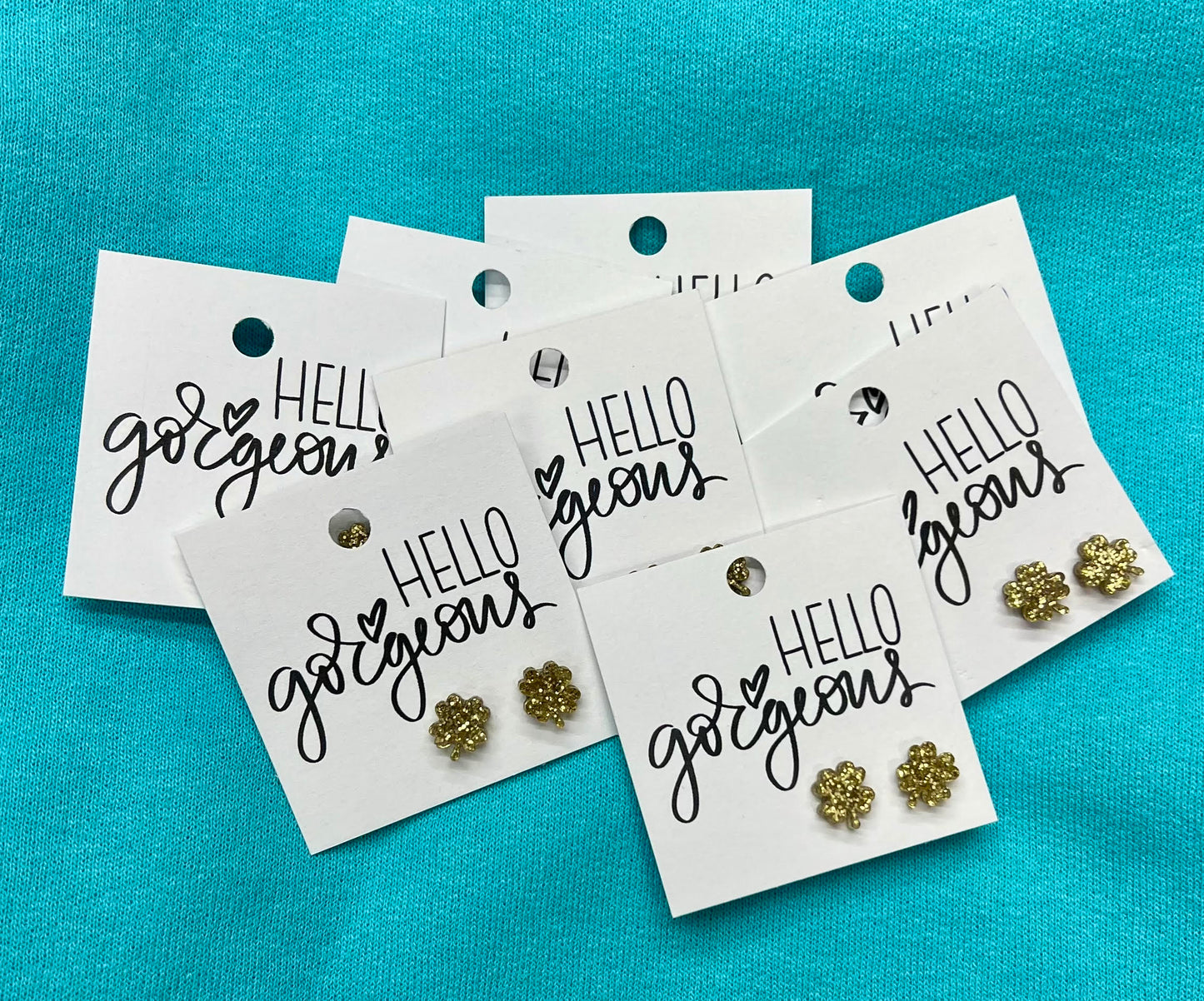 St. Patricks Day Clover Earrings