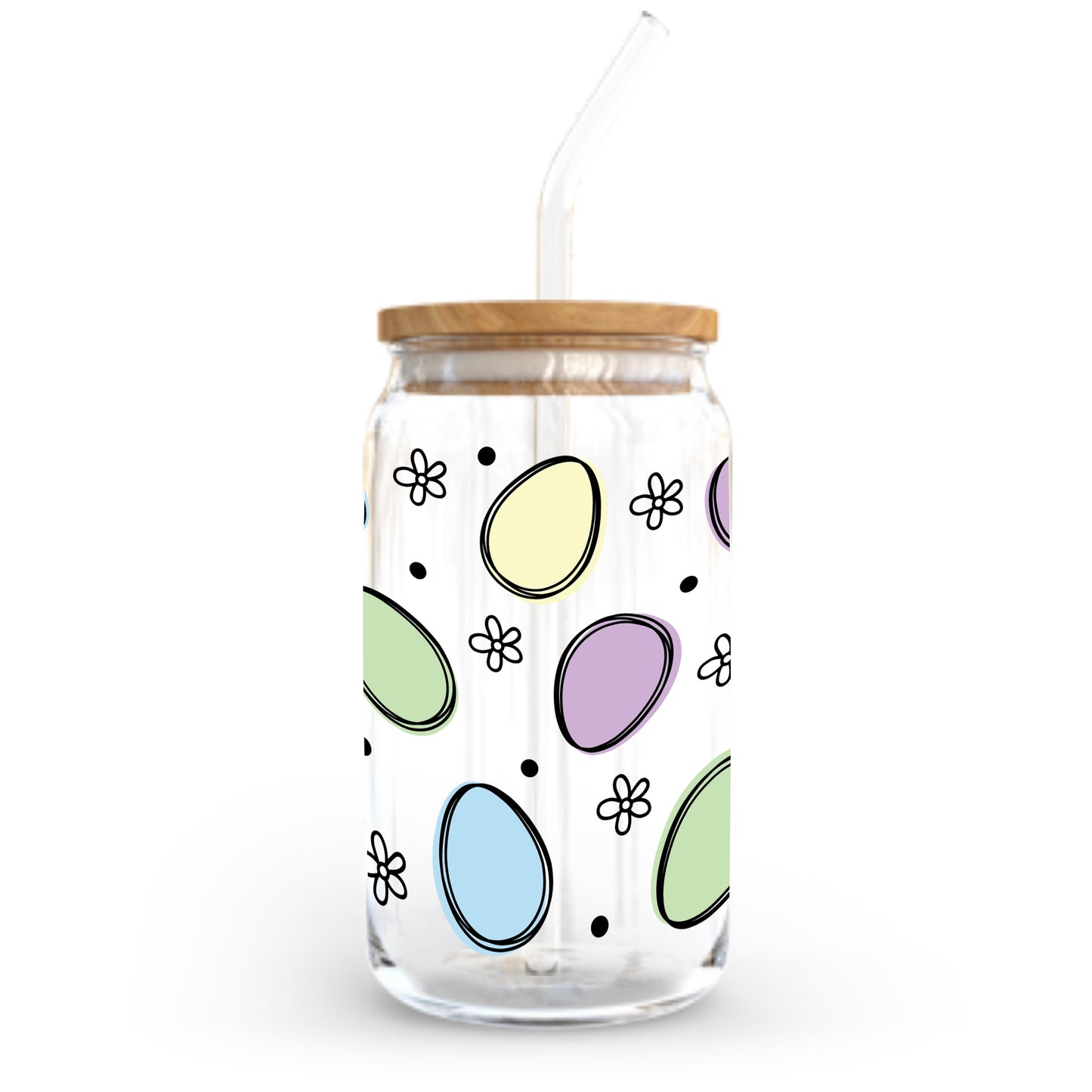 Easter Eggs and Daisies UV/DTF wrap