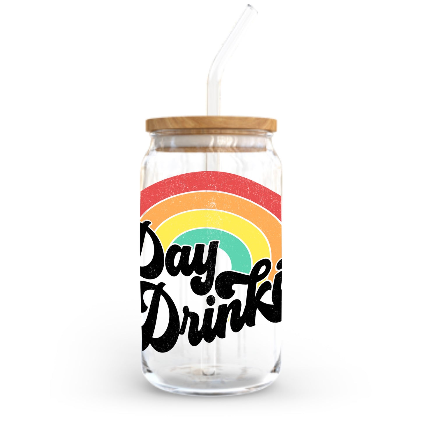 Day Drinkin' Rainbow -UV/DTF Decal