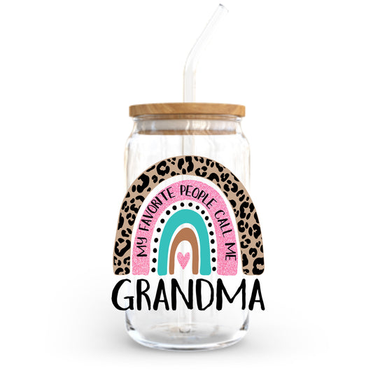 My Favorite People Call Me Grandma  -UV/DTF Decal