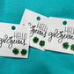 St. Patricks Day Clover Earrings