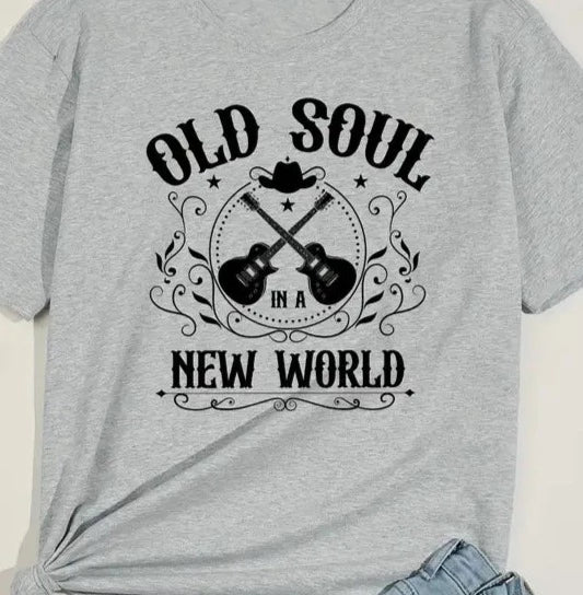 Old Soul In A New World-T-Shirt