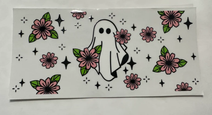 Floral Ghost UV/DTF wrap