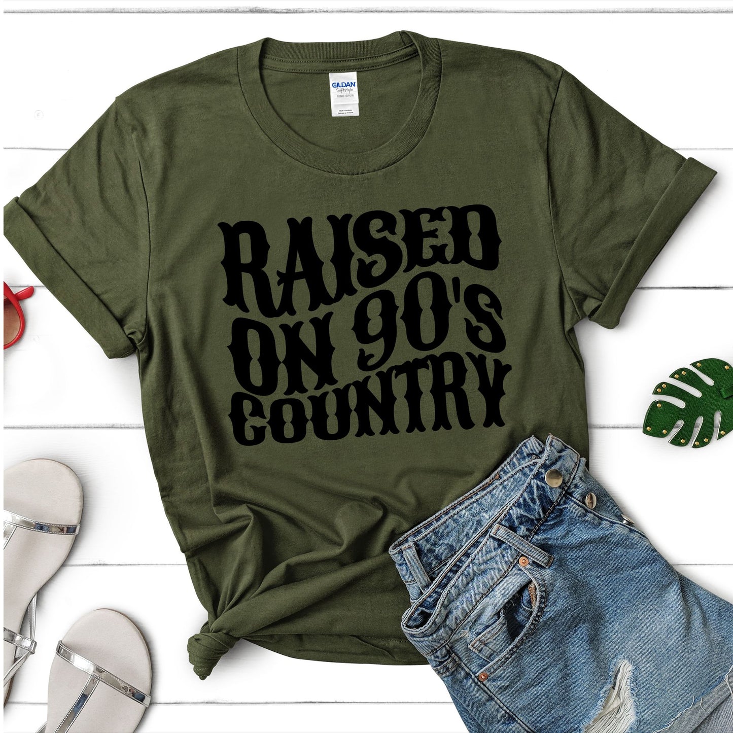 Raised On 90's Country - T-Shirt