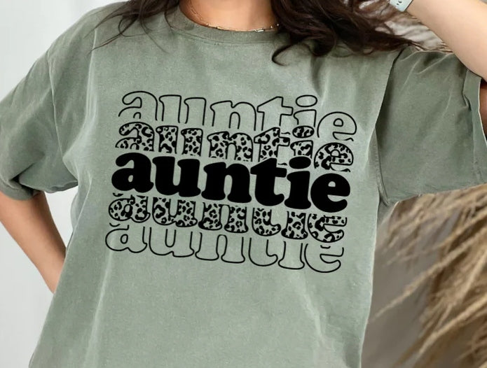 Auntie Cheetah  T-shirt