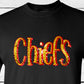 Faux Glitter Chiefs Gold