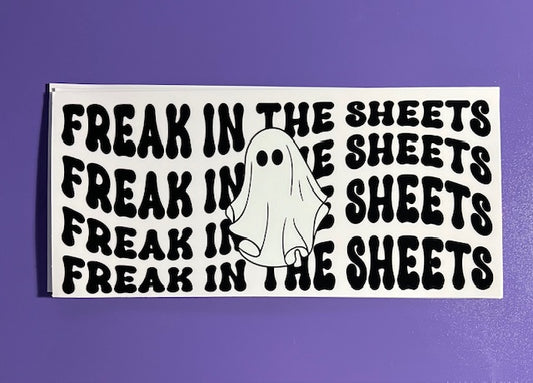 Freak In The Sheets Ghost UV/DTF wrap