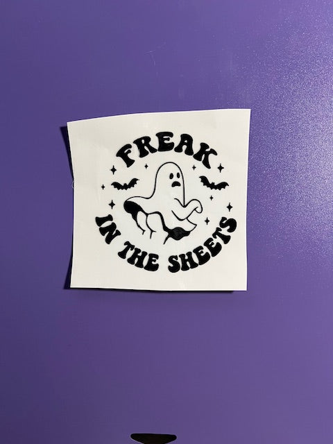 Freak In The Sheets -UV/DTF Decal