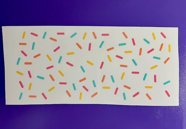 Cupcake Ice Cream Sprinkles UV/DTF wrap