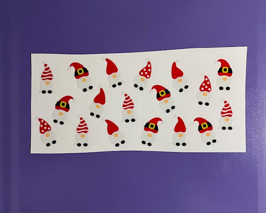 Christmas Santa Gnomes UV/DTF wrap