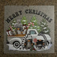 Merry Christmas Gnomes White Truck T-Shirt