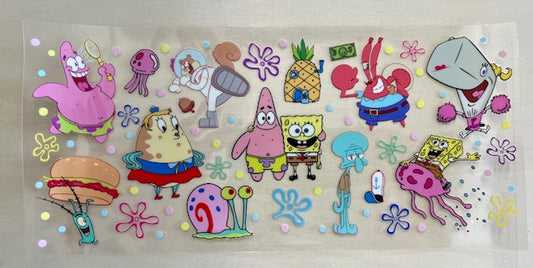 Sponge Bob and Friends UV/DTF Wrap