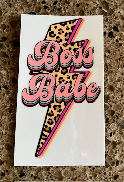 Boss Babe  - UV/DTF Decal