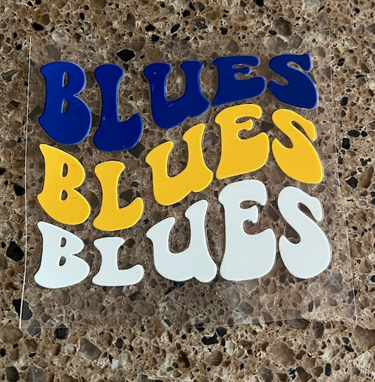 Retro STL Blues - UV/DTF Decal