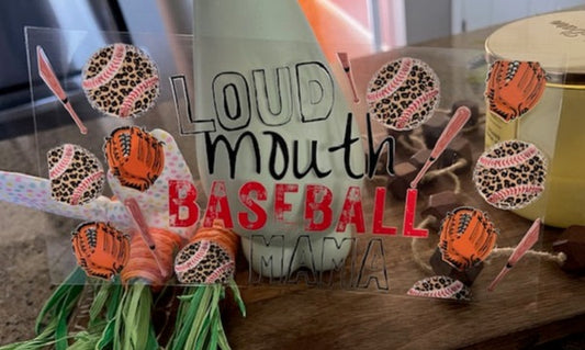 Loud Mouth Baseball Mama UV/DTF Wrap 16oz