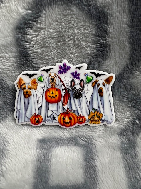 Halloween Dogs Badge Reel