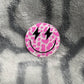 Cowprint Smile Badge Reel