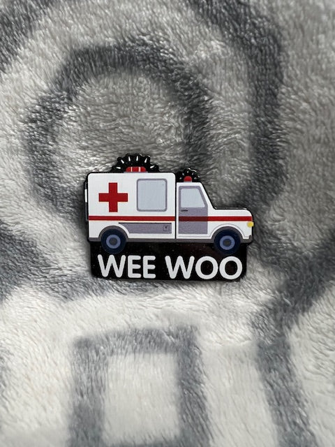 Wee Woo Ambulance Badge Reel