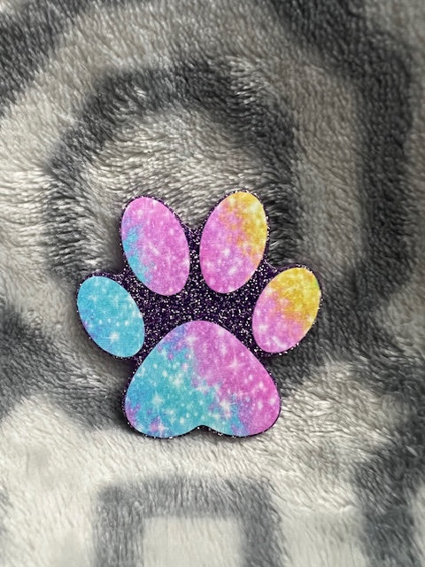 Paw Print  Badge Reel