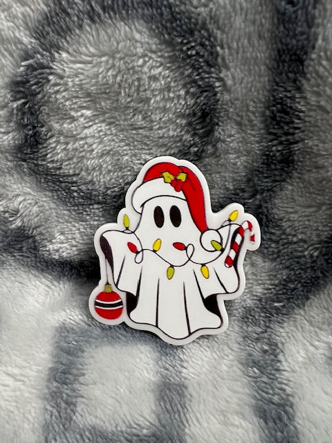 Ghost Christmas Badge Reel