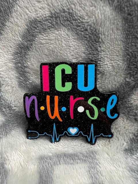 ICU Nurse Badge Reel