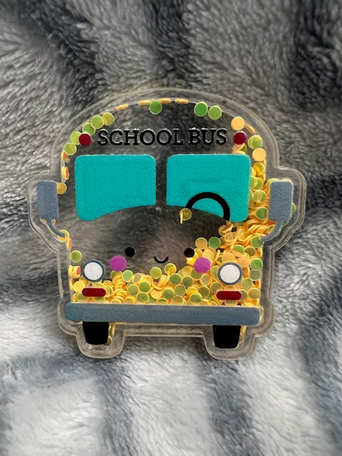 Shaker School Bus Badge Reel