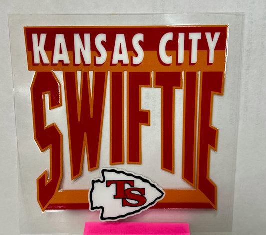 Kansas City Swiftie (double sided) -  UV DTF Decal