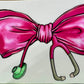 Pink Stethoscope Bow 20/40oz  - UV/DTF Decal