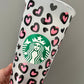 Heart Cheetah 24oz Starbucks Cup