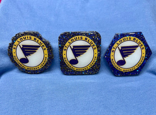 STL Blues Badge Reel - 4 shape options!