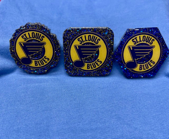 STL Blues Gold Badge Reel - 4 shape options!