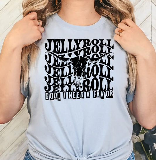 Jelly Roll -  God, I Need A Favor T-shirt