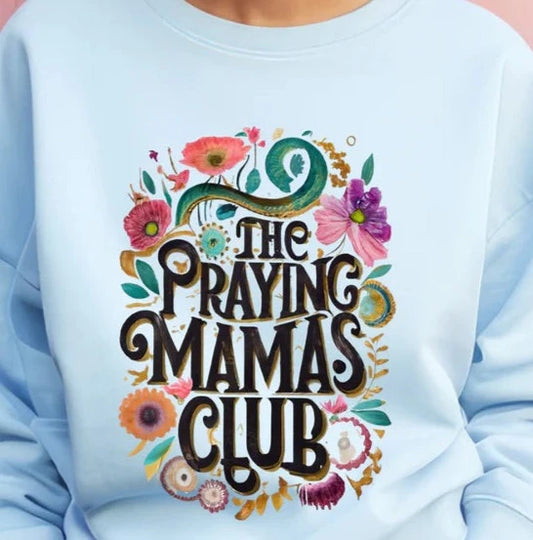 Praying Mama's Club - Watercolor -  T-Shirt