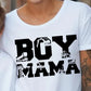 Construction Boy Mama T-shirt