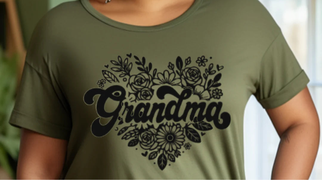 Floral Grandma Screenprint