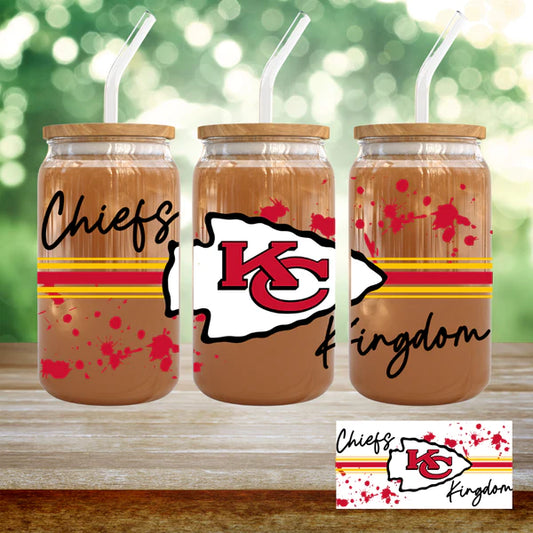 KC Chiefs Kingdom UV/DTF wrap